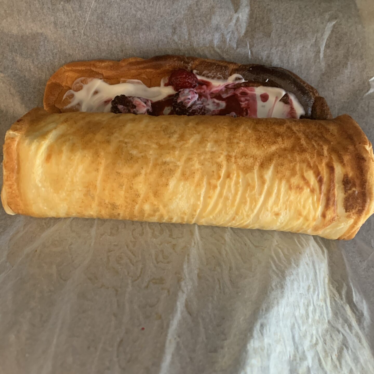 a rolled up roulade